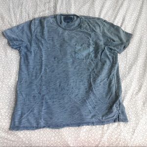 Blue Oversized Shirt Lucky Brand